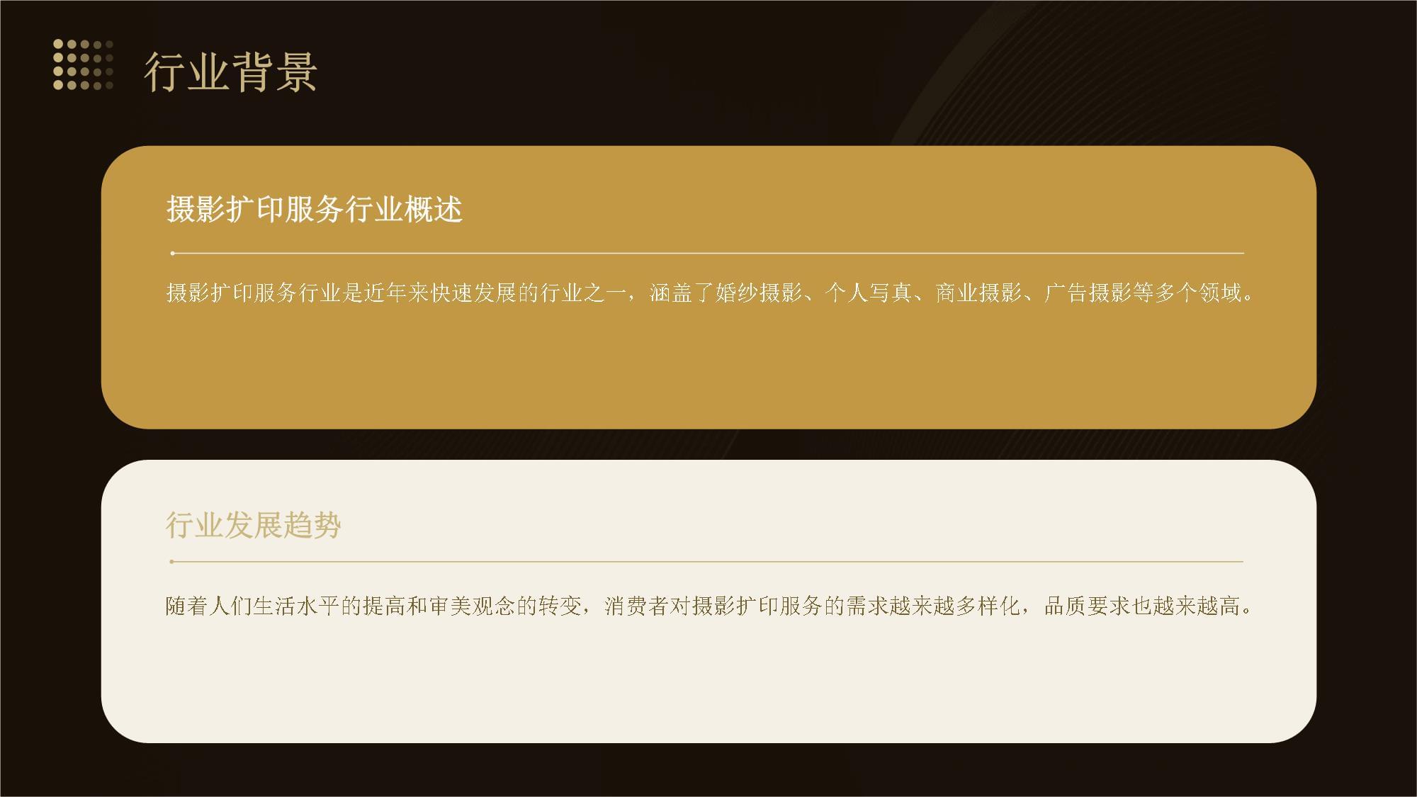 攝影擴(kuò)印服務(wù)創(chuàng)新升級與市場拓展項目建議書